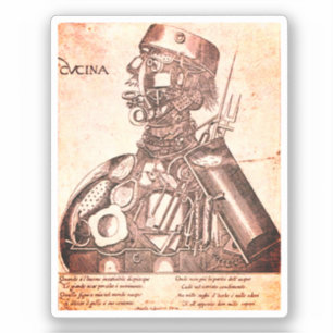 Sticker Humani Victus Instrumenta : Ars Coquinaria
