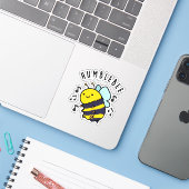 Sticker Humble Bee Funny Bumblebee Pun (Ordinateur portable avec iPhone)