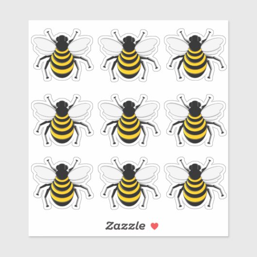 Sticker Humbling BumbleBee (Feuille)