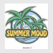 Sticker Humeur d'été (Feuille)
