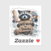 Sticker humour de beau design (Feuille)