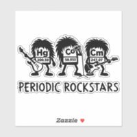 Humour de chimie des rockstars périodiques