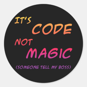 Sticker Humour de programmation