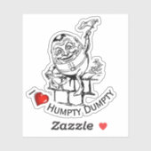 Sticker Humpty Dumpty (Feuille)