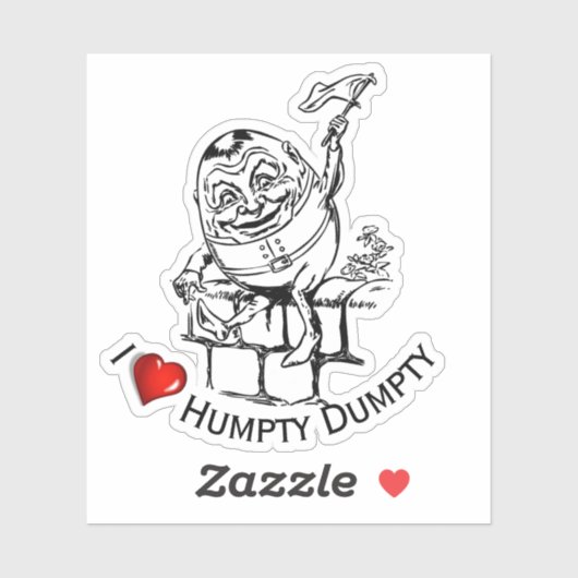 Sticker Humpty Dumpty (Feuille)