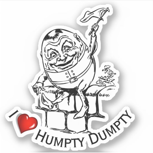 Sticker Humpty Dumpty (Devant)