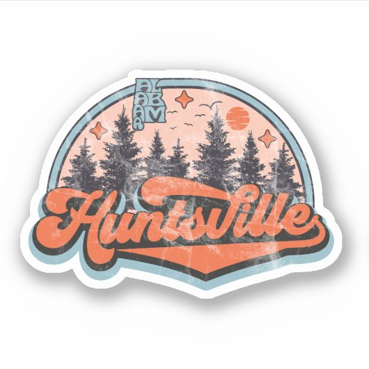 Sticker Huntsville, Alabama (Devant)