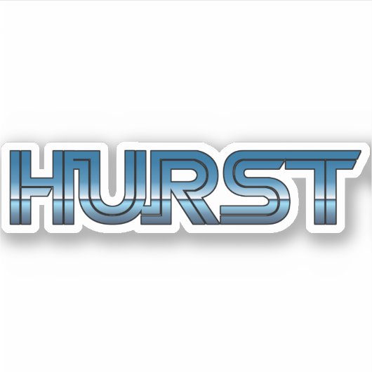 Sticker Hurst Texas (Devant)