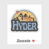 Sticker Hyder, Alaska (Feuille)