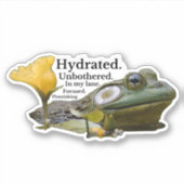 Sticker Hydraté. - American Bullfrog (Devant)
