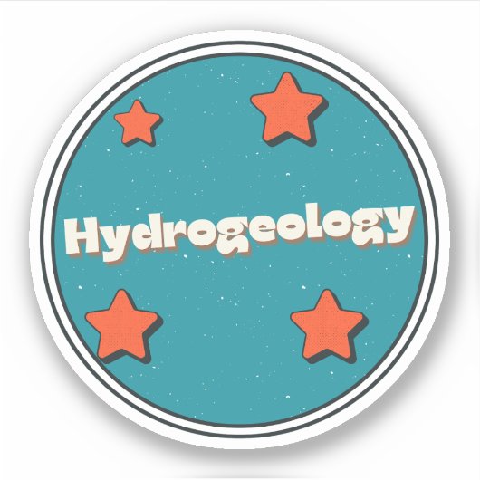 Sticker Hydrogéologie (Devant)
