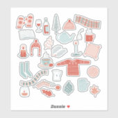 Sticker Hygge Cosy Home (Feuille)