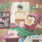 Sticker Hygge Hedgehog (Devant)