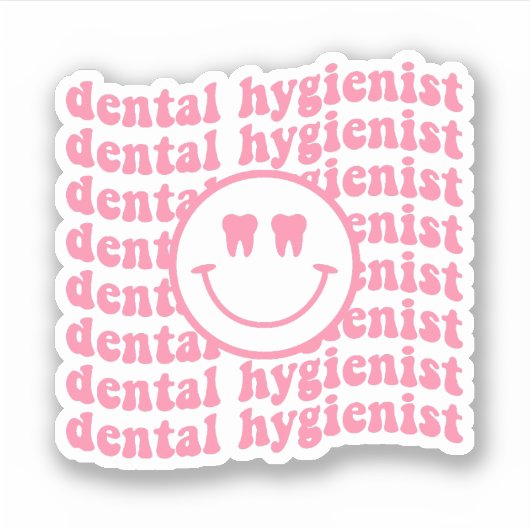 Sticker Hygiène dentaire Hygiène dentaire Santé buccodenta (Devant)