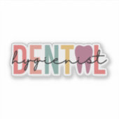 Sticker Hygiéniste dentaire (Devant)