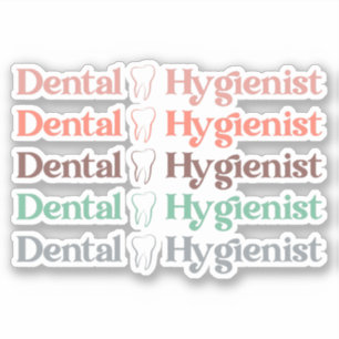 Sticker Hygiéniste dentaire RDH Dentist Dentist Cadeaux