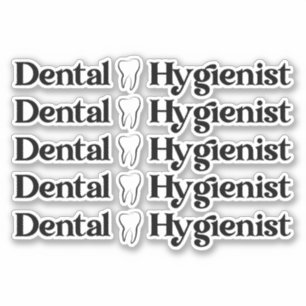 Sticker Hygiéniste dentaire RDH Dentist Dentist Cadeaux