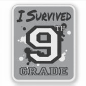 Sticker I 9e année vécue (Devant)