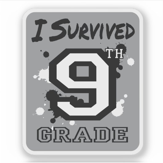 Sticker I 9e année vécue (Devant)