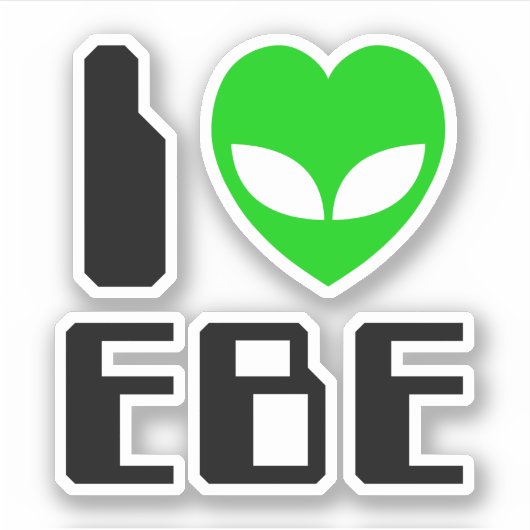 Sticker I Alien Heart EBE (Devant)