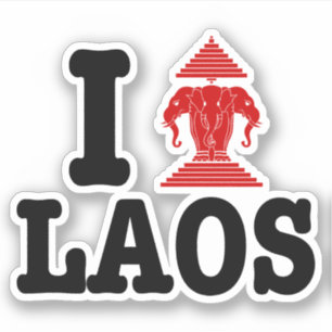 Sticker I Erawan (Amour) Laos