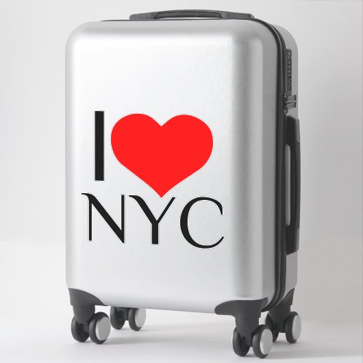 STICKER I HEART (Sur valise)