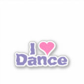 Sticker I Heart Dance (Devant)