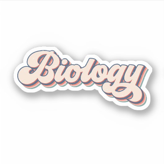 Sticker I Love Biology, Biology Citations (Devant)