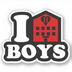 Sticker I Love Hotel Boys