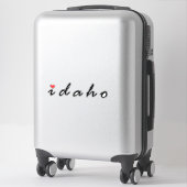 Sticker I love Idaho (Sur valise)