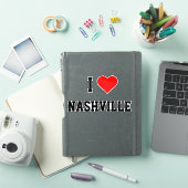 Sticker I Love Nashville (Couverture iPad)