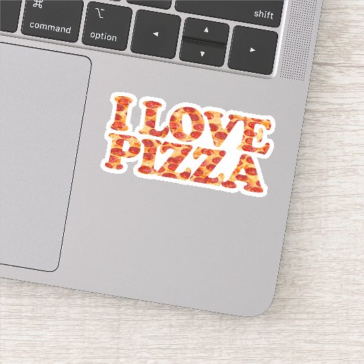 STICKER I LOVE PIZZA (Détail)