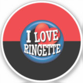 Sticker 'I Love Ringette' (Recto)
