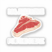 Sticker I Love Steak Cadeau Ribeye House (Recto)