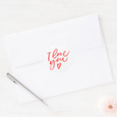 Sticker I love you in red (Enveloppe)