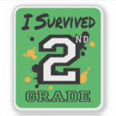 Sticker I Survive 2e année (Devant)