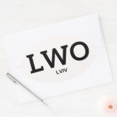 Sticker IATA Lviv 1 (Enveloppe)