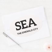 Sticker IATA Seattle 1 (Enveloppe)