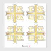 STICKER IC XC NIKA JESUS CHRIST CONQUÊTES (Feuille)