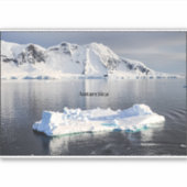Sticker iceberg de l'Antarctique (Devant)