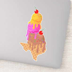 Sticker Icecream Texas