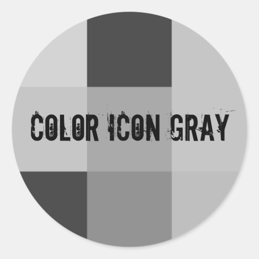Sticker Icon Grey (Voorkant)