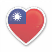 Sticker Icon Love Taiwan (Devant)