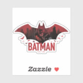 Sticker Icône Batman Crimson Gotham (Feuille)