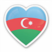 Sticker Icône d'amour Azerbaïdjan (Devant)