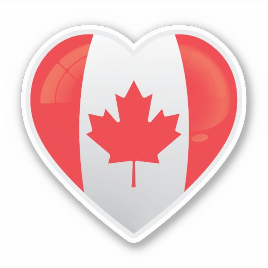 Sticker Icône d'amour Canada (Devant)