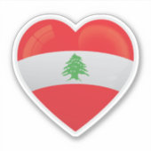 Sticker Icône d'amour du Liban (Devant)