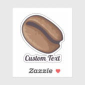 Sticker Icône de café (Feuille)