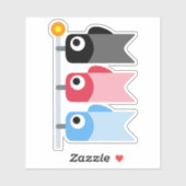 Sticker Icône de dessin Koinobori (Feuille)