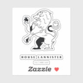 Sticker Icône de la maison Lannister (Feuille)